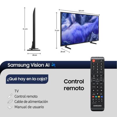 Imagen 2 del producto 55"" QLED QEF1 4K Vision AI Smart TV (2025)