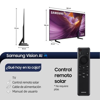 Imagen 2 del producto 83"" OLED S85F 4K Vision AI Smart TV (2025)
