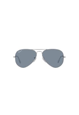 Lentes de Sol Aviator Large Metal Silver Polarizados Ray-Ban