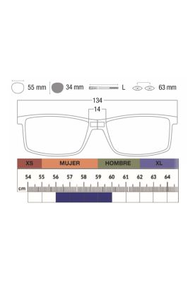 Imagen 2 del producto Lente Óptico Trevil Azul Magnético Slastik