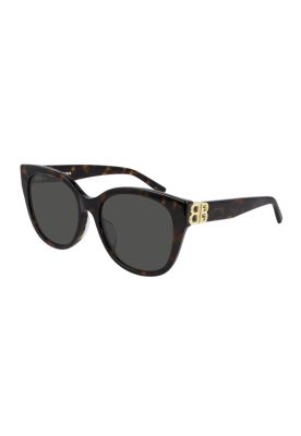 Lentes de Sol Dark Havana Balenciaga BB0103SA002