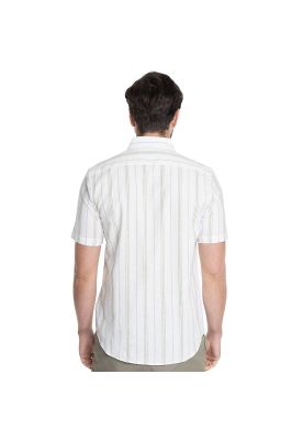 Imagen 2 del producto CAMISA HOMBRE MANGA CORTA LINO LISTADA CANTABRIA