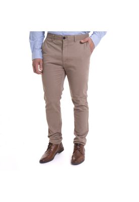 Pantalón Chino Spandex Beige Medio