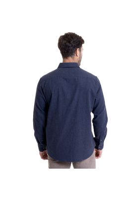 Imagen 2 del producto Camisa Algodón Comfort Fit Azul Marino