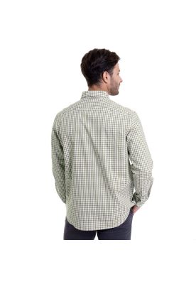 Imagen 2 del producto Camisa Cuadrillé Regular Fit Oliva Claro