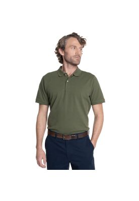 POLERA HOMBRE PIQUE MANGA CORTA LISA HUMPTONS.