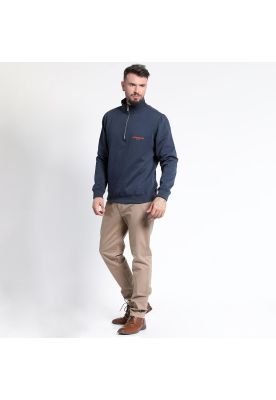 POLERÓN MEDIO CIERRE ESTAMPADO TEXTURADO