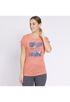 Imagen 2 del producto Polera Lifestyle Mujer Coral claro