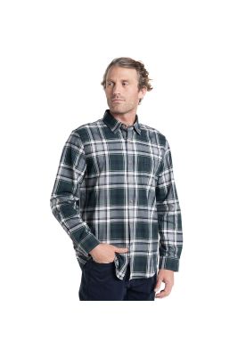 Camisa Manga Larga Hombre Escocesa Island Algodon Cuadros