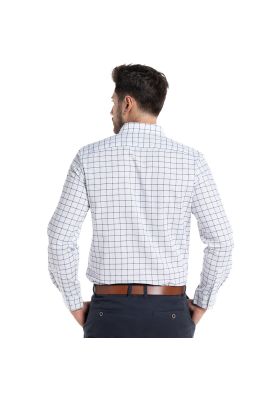 Camisa Oxford Cuadros Londres Hombre Manga Larga