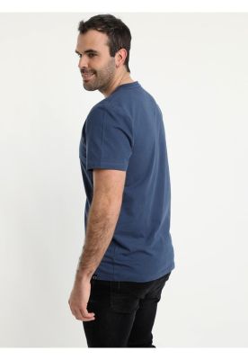 Imagen 2 del producto Polera Cuello V Azul Marino