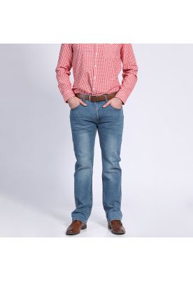 Jeans Linea Spandex Regulart Fit Denim