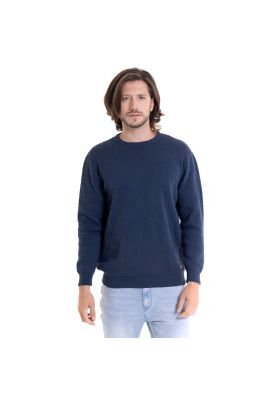 Sweater Jaqcuard Azul Marino