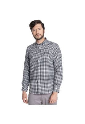 CAMISA HOMBRE CASUAL MANGA LARGA OXFORD CUADROS CÓRDOBA