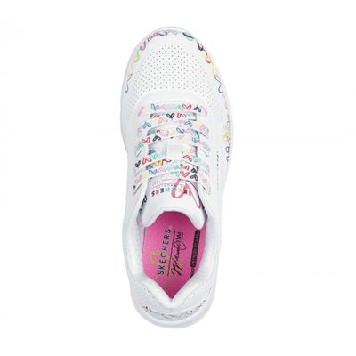 Imagen 2 del producto Zapatilla Niña Uno LiteHeart Daze Blanco Skechers
