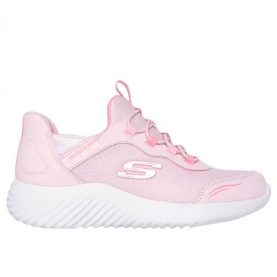 Zapatilla Niña Bounder Simple Cute Rosado Skechers