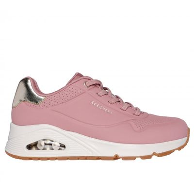 Zapatillas Mujer Uno Shimmer Away Rosado Skechers