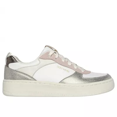 Imagen 1 del producto Zapatilla Mujer Sport Court 92 Sheer Shine Blanco Skechers