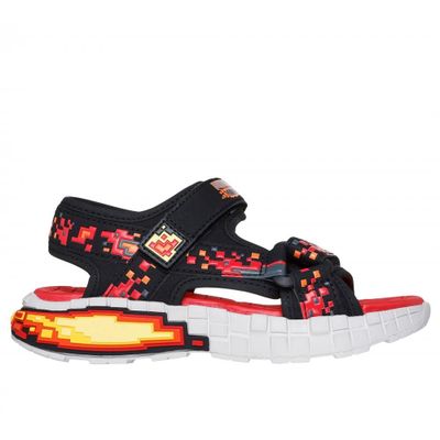 Sandalias Niño Mega-Splash 4K Negro RD Skechers