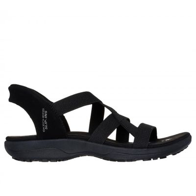 Sandalia Mujer Skechers Slip-ins: Reggae Slim Negro