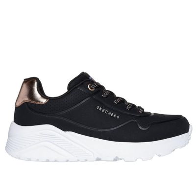 Zapatillas Niña Uno Lite Metallic Mode Negro Skechers