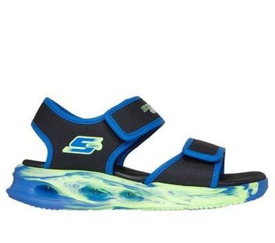 Sandalias Niño Sola Glow Negro Skechers