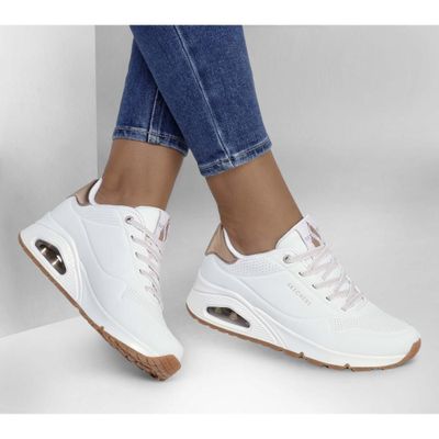 Imagen 2 del producto Zapatilla Mujer Uno Shimmer Away Blanco Skechers