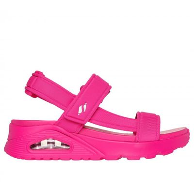 Sandalia Mujer Uno Fun Stand Rosado Skechers