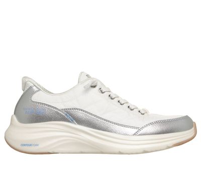 Zapatillas Mujer Slip-ins C-Foam Metallic Blanco Skechers