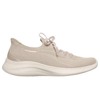 Zapatillas Mujer Slip-ins Ultra Flex 4.0 Beige Skechers