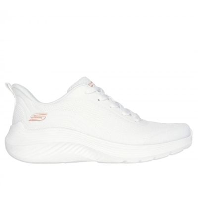 Zapatilla Mujer Bobs Squad Waves Still Wading Blanco Skechers