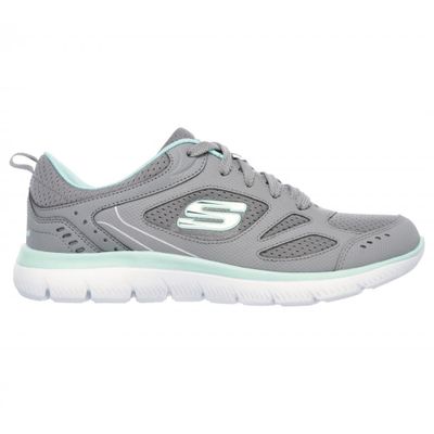 Zapatilla Mujer Summits Suited Gris Skechers
