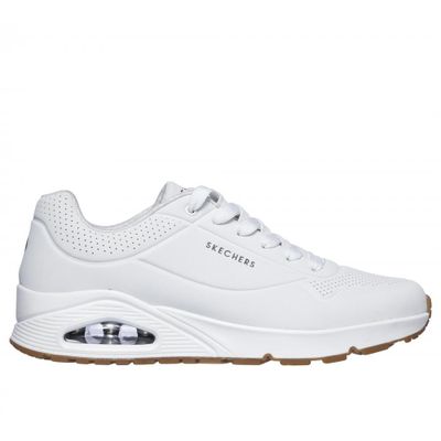Zapatilla Hombre Uno Stand On Air Blanca Skechers
