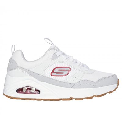 Zapatilla Niño Uno RetroGroove Blanco Skechers