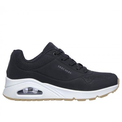 Zapatilla Mujer Uno Stand On Air Negro Skechers
