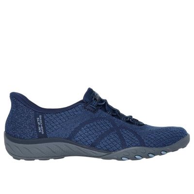 Zapatillas Mujer Slipins Breathe Easy Knitty Azul Skechers