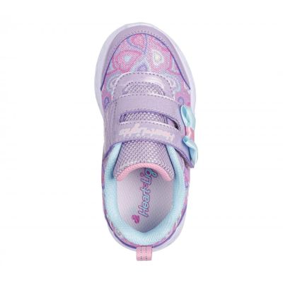 Imagen 2 del producto Zapatilla Niña Heart Lights Boogie Land Morado Skechers