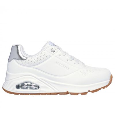 Zapatilla Niña Uno Gen1 Shimmer Away Blanco Skechers