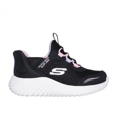 Zapatilla Niña Skechers Slip-ins: Bounder Negro