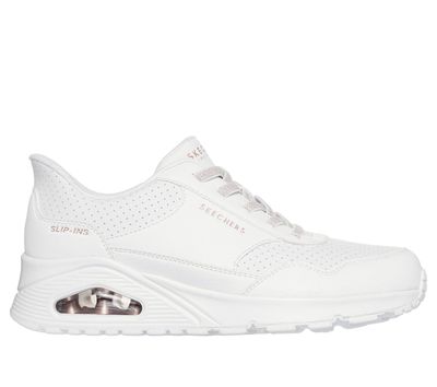 Zapatillas Mujer Slip-ins Uno Banksia Luxe Blanco Skechers