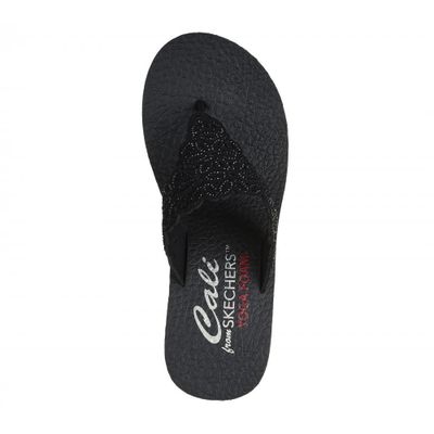 Imagen 2 del producto Sandalia Mujer Padma Flower Glitz Negro Skechers