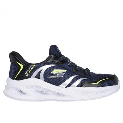 Zapatilla Niño Skechers Slip-ins: Skechers Meteor-Lights Azul