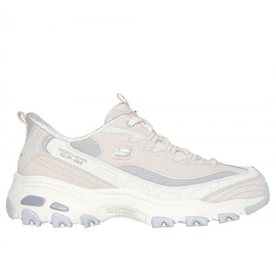 Zapatilla Mujer D'LitesSmooth Nostalgia Beige Skechers