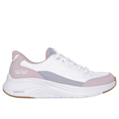 Zapatillas Niña Slip-ins Contour Foam Blanco Skechers