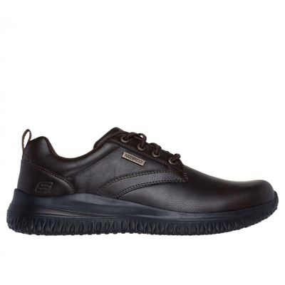 Zapato Hombre Delson 3.0 Glavine Café Skechers