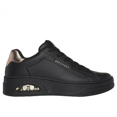 Zapatilla Mujer Uno Court Courted Air Negro Skechers