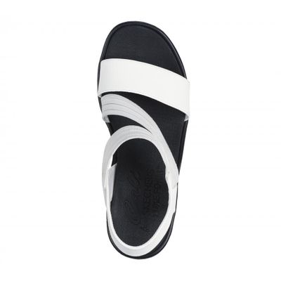 Imagen 2 del producto Sandalia Mujer Rumble On My Go To Blanco Skechers