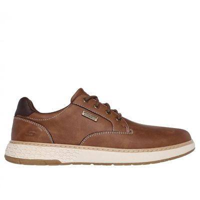 Zapato Hombre Garlan Pryor Café Skechers