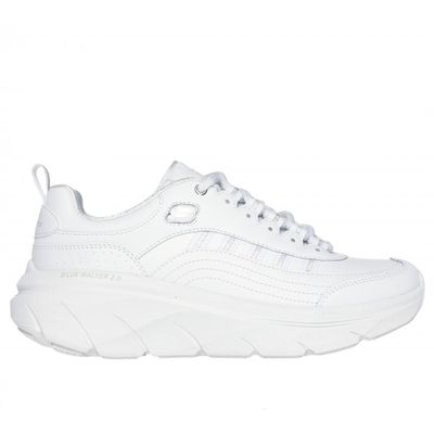 Zapatilla Mujer D'Lux Walker 2.0Golden Step Blanco Skechers