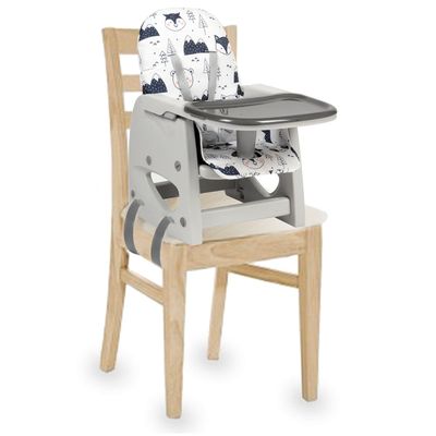 Imagen 2 del producto Silla de Comer Escritorio Foodzy 4-in-1 Grey